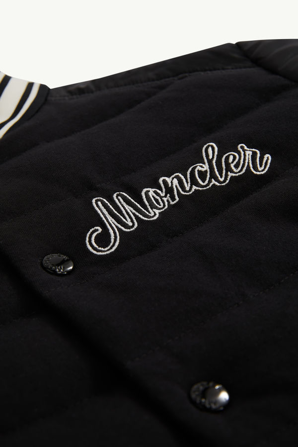 Dieter Down Bomber Jacket Boy Black Moncler 6