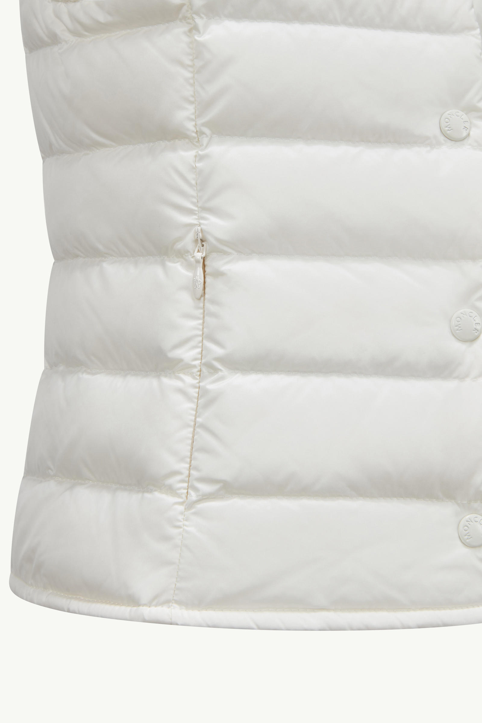 Liane Packable Down Gilet Girl White Moncler 3