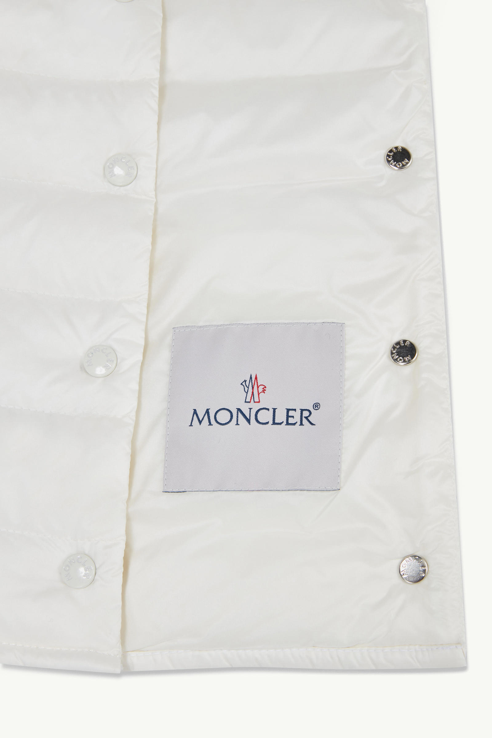 Liane Packable Down Gilet Girl White Moncler 5