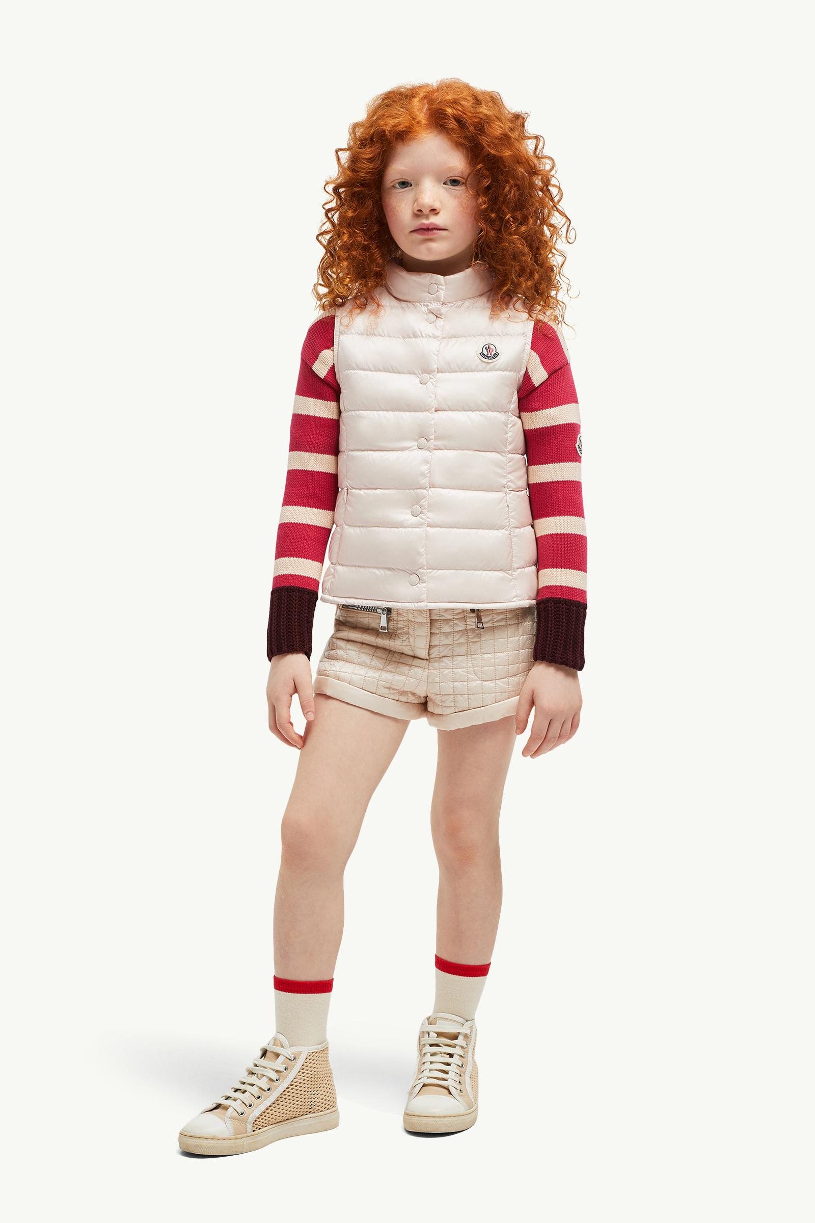 Liane Packable Down Gilet Girl Light Beige Moncler 1