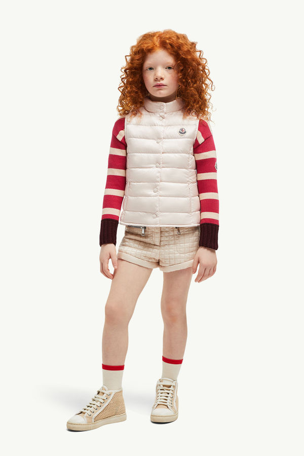 Liane verstaubare Daunenweste Mädchen Hellbeige Moncler 1
