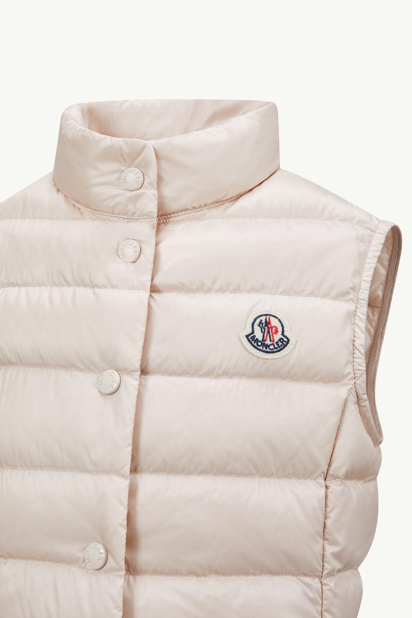 Liane Packable Down Gilet Girl Light Beige Moncler 3