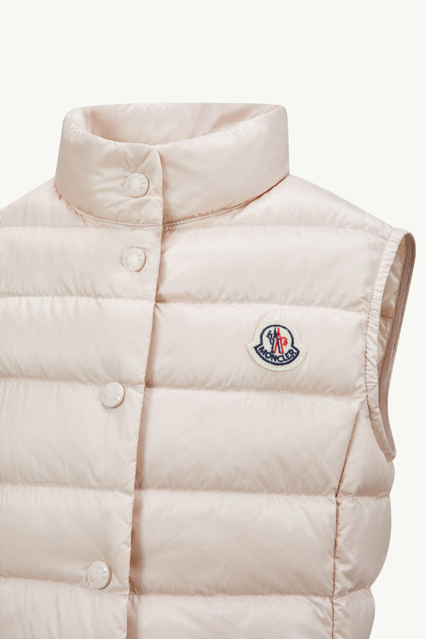 Liane verstaubare Daunenweste Mädchen Hellbeige Moncler 3