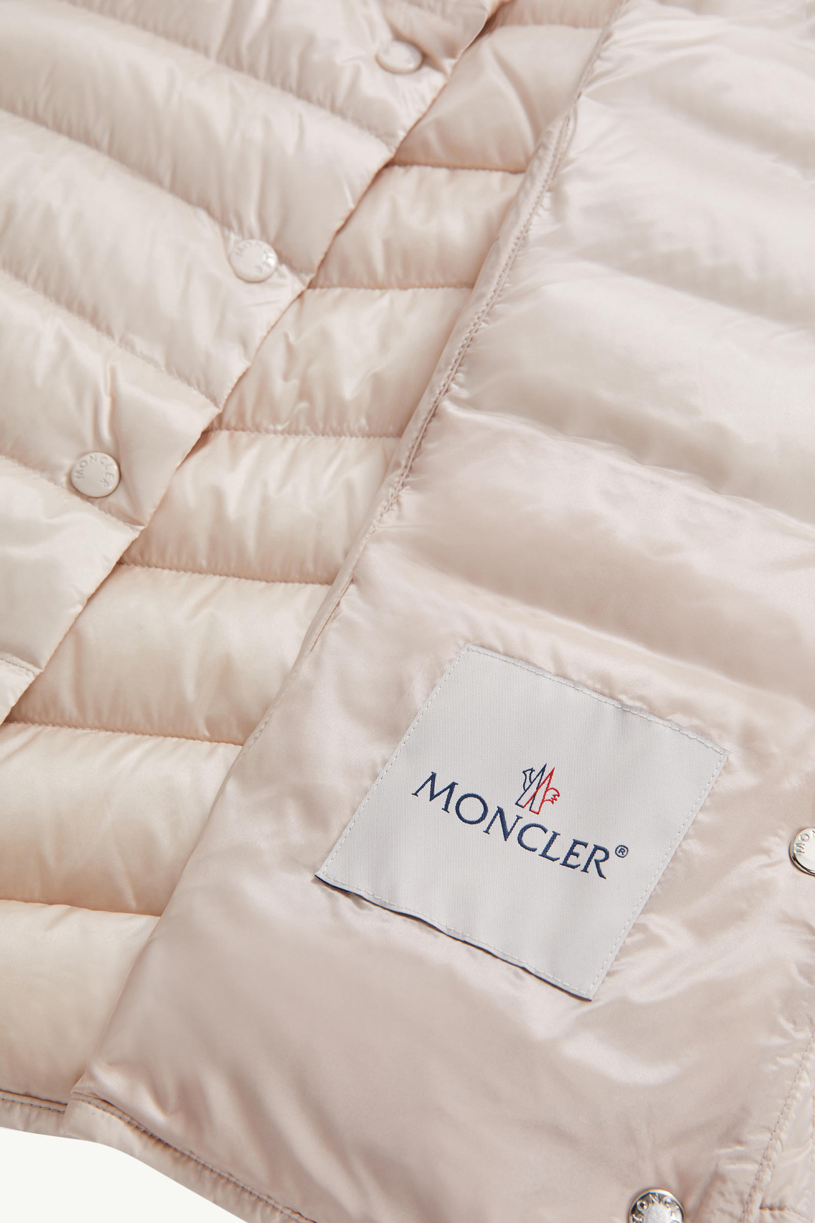 Liane Packable Down Gilet Girl Light Beige Moncler 4