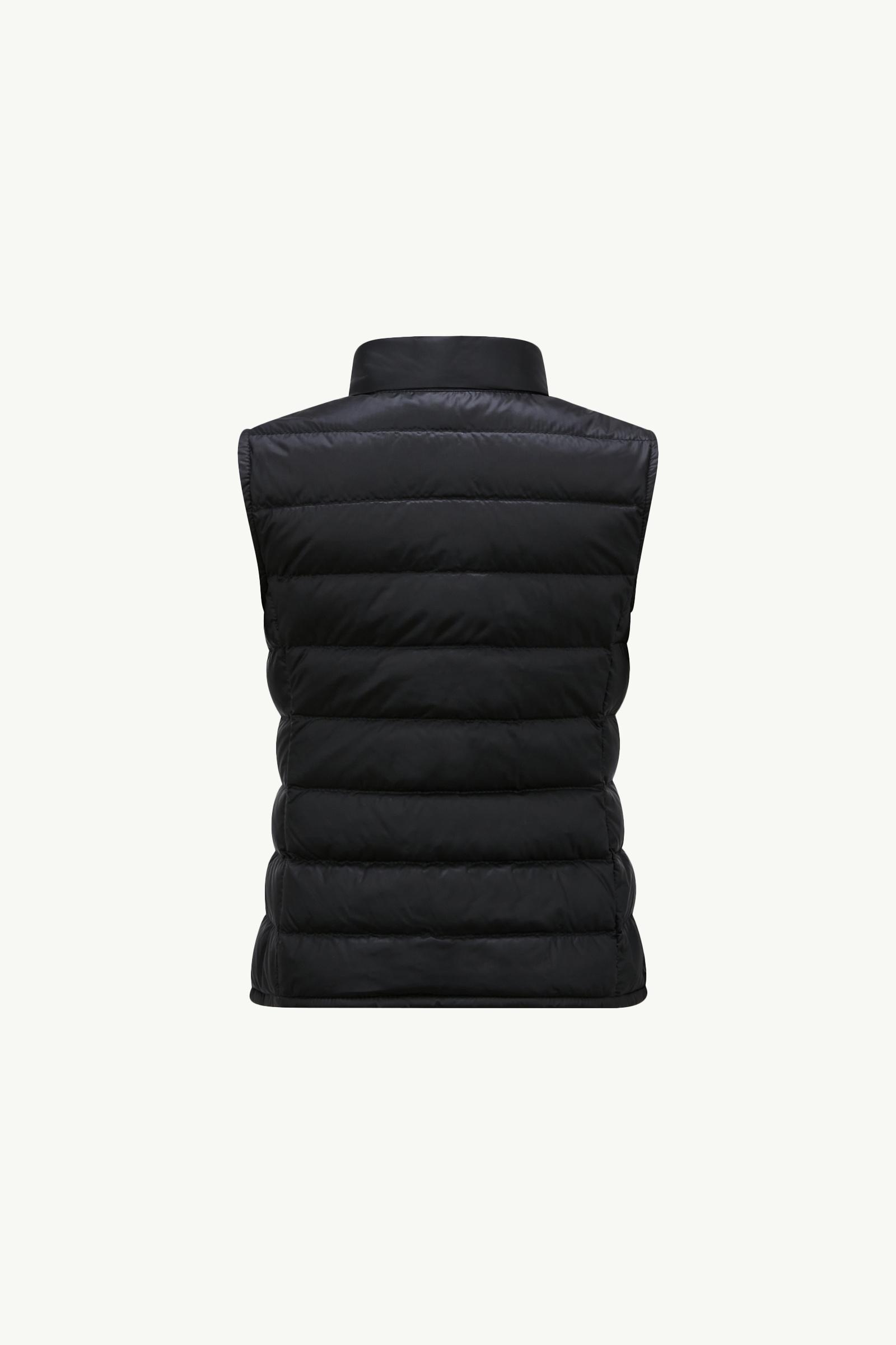 Liane Packable Down Gilet Girl Black Moncler 1
