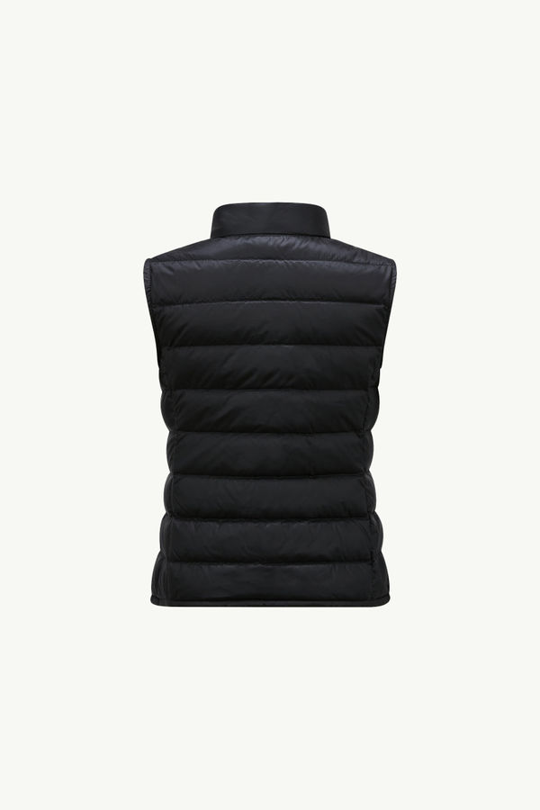 Liane Packable Down Gilet Girl Black Moncler 1