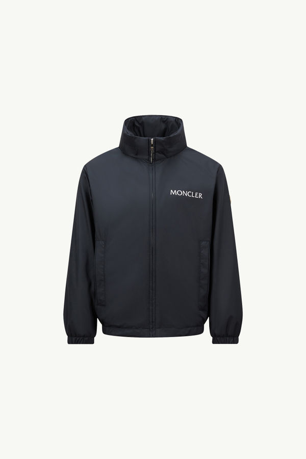 Warne Hooded Jacket Boy Dark Blue Moncler 0