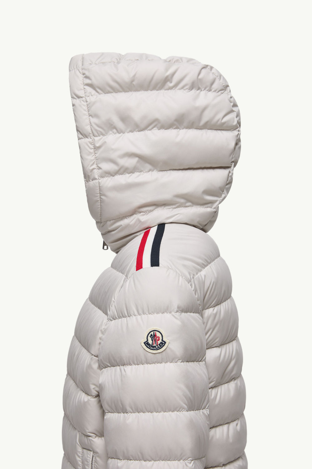 Donvar Hooded Down Jacket Boy Light Beige Moncler 1