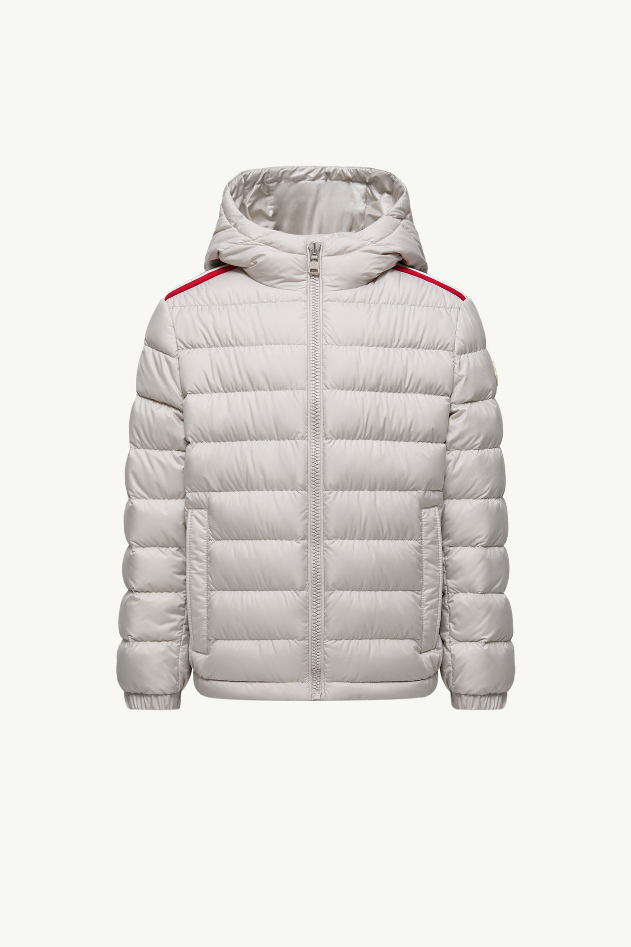 Donvar Hooded Down Jacket Boy Light Beige Moncler 0