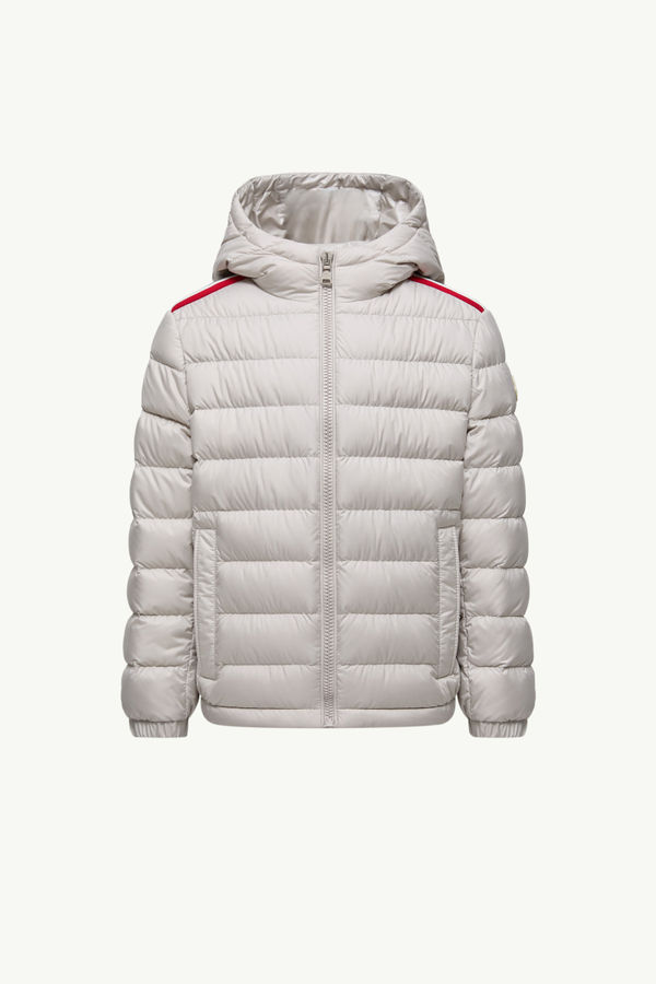 Donvar Hooded Down Jacket Boy Light Beige Moncler 0