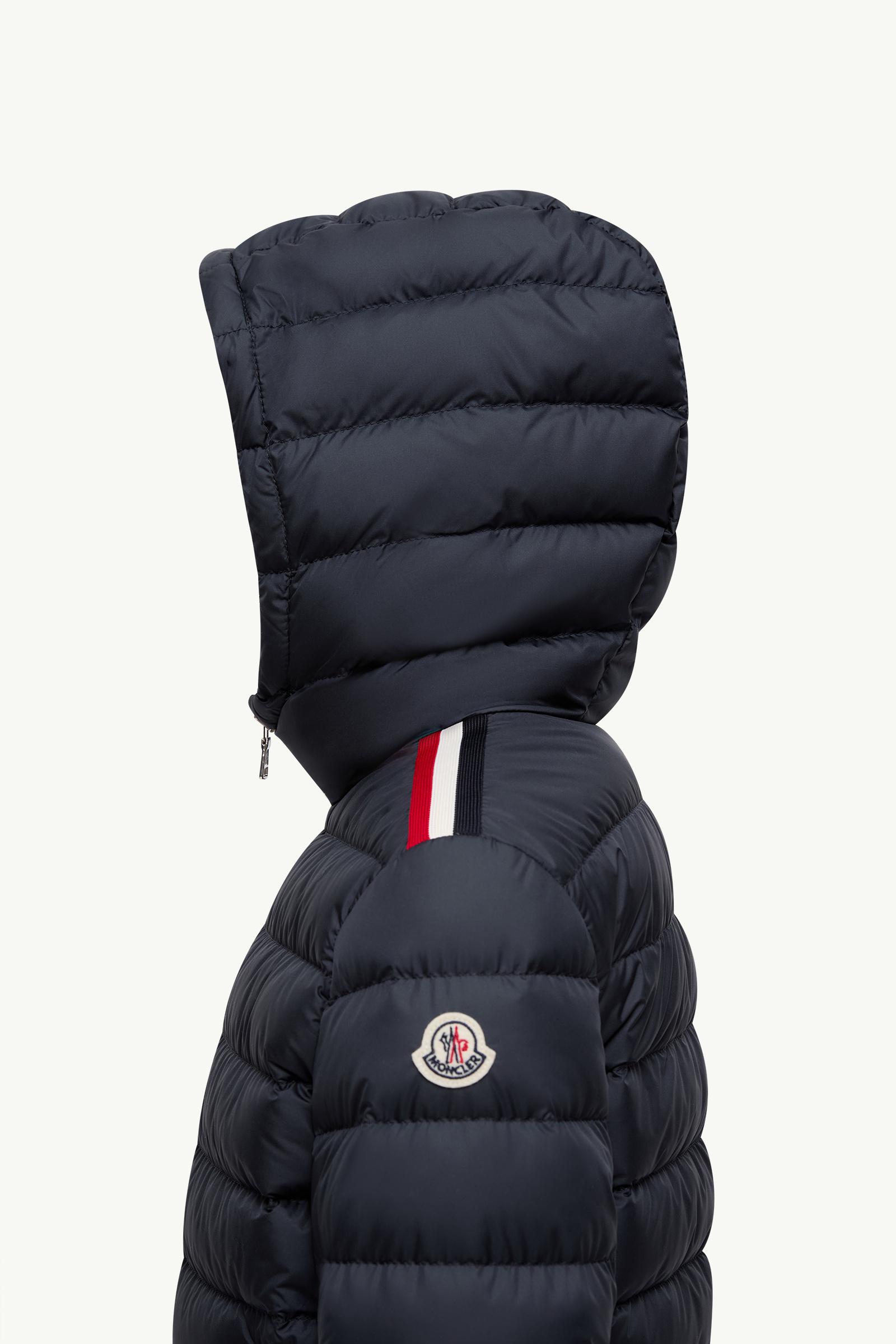 Donvar Hooded Down Jacket Boy Dark Blue Moncler 1
