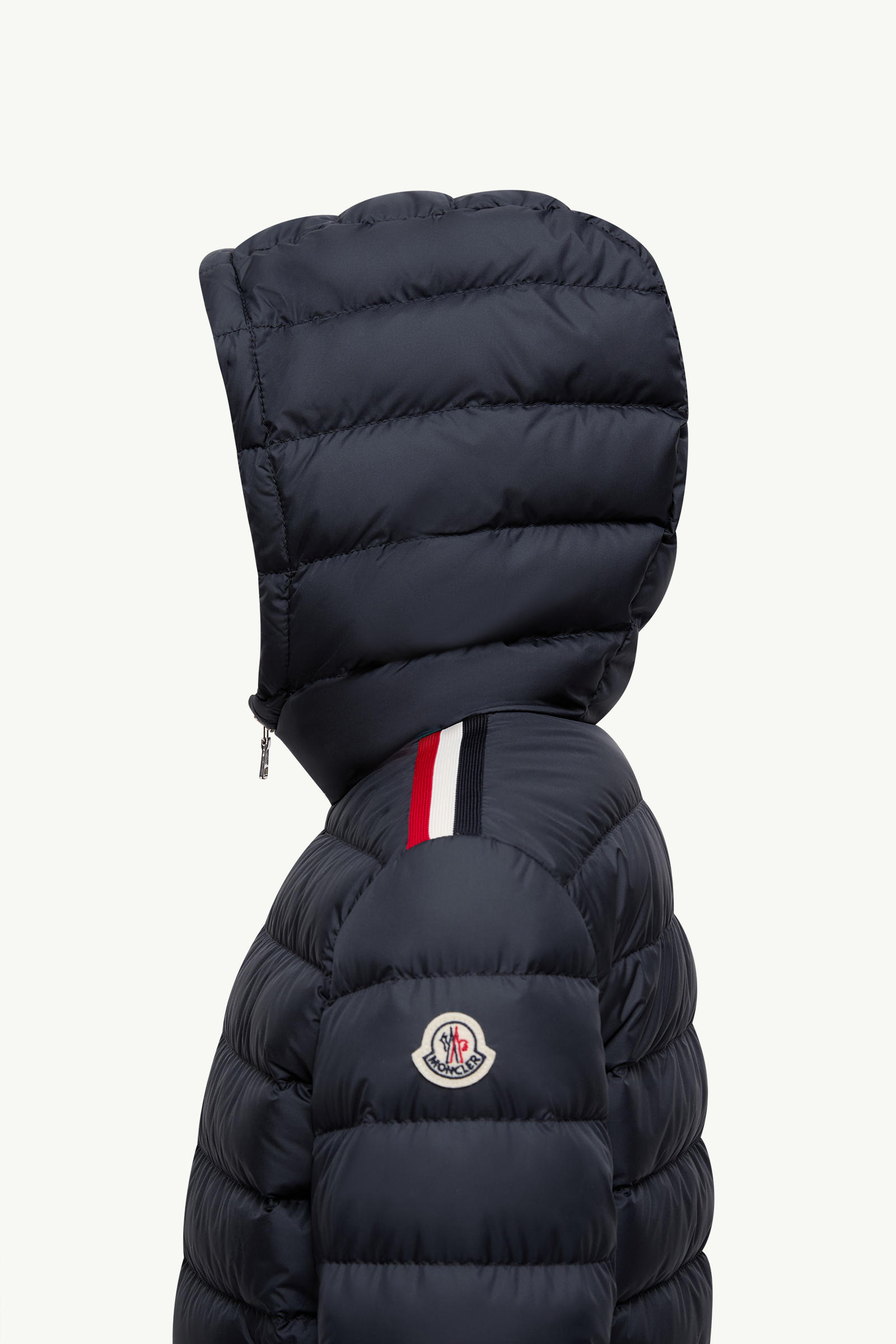 Donvar Hooded Down Jacket Boy Dark Blue Moncler 1