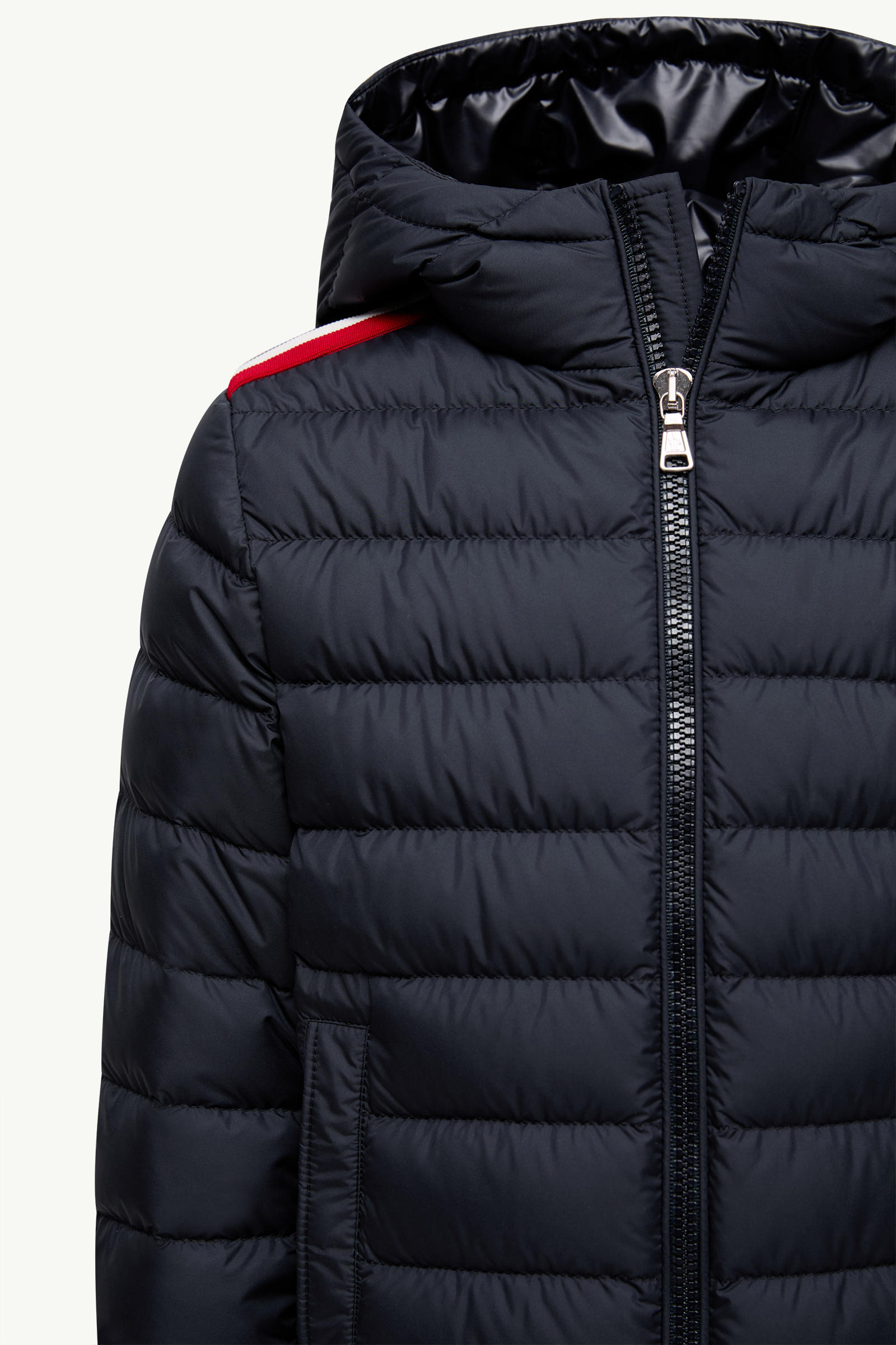Donvar Hooded Down Jacket Boy Dark Blue Moncler 3