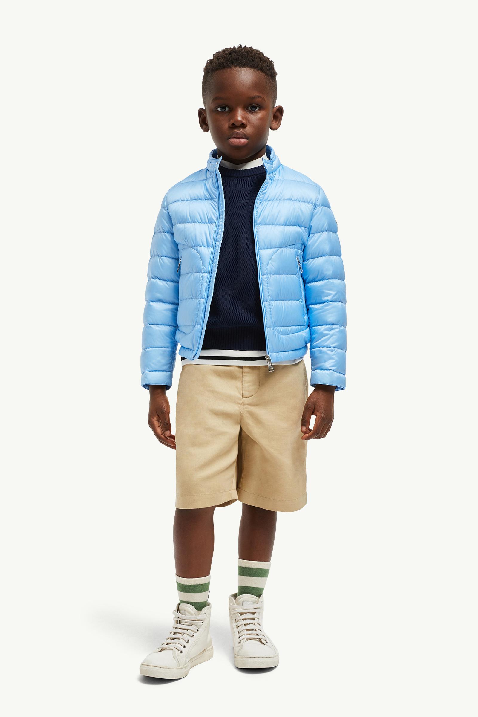 Acorus Packable Down Jacket Boy Light Blue Moncler 1