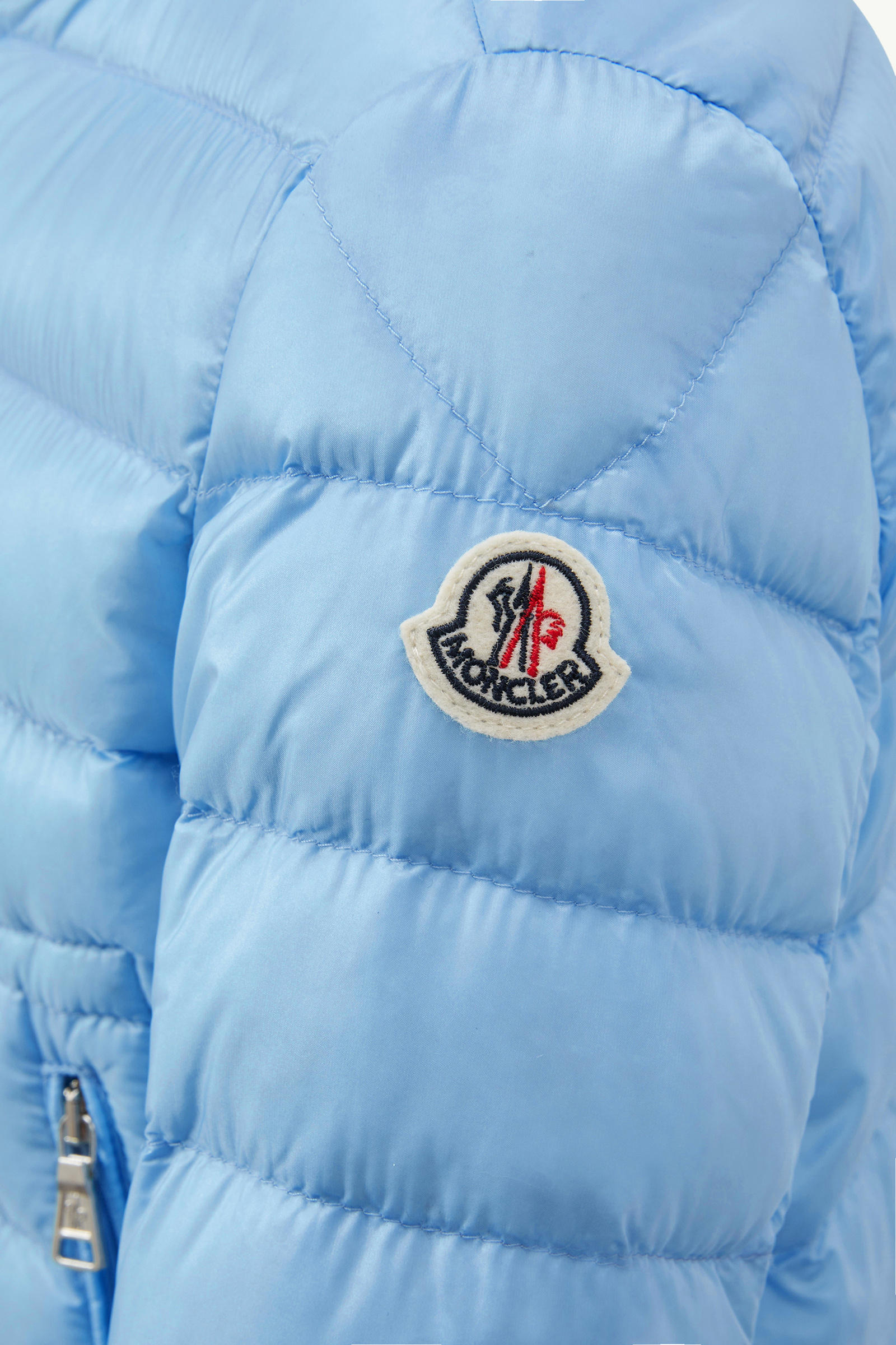Acorus Packable Down Jacket Boy Light Blue Moncler 3