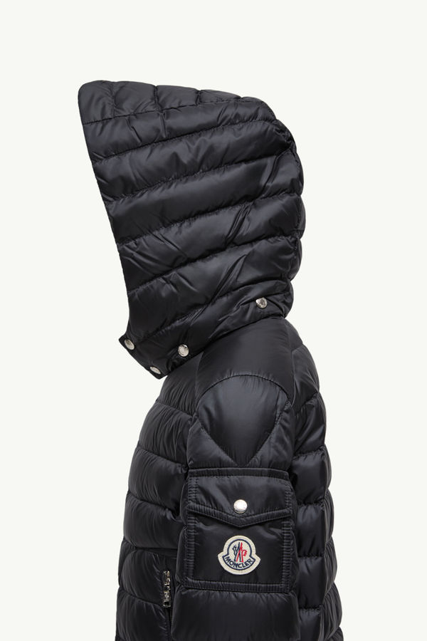 Lauros Hooded Down Jacket Boy Black Moncler 1