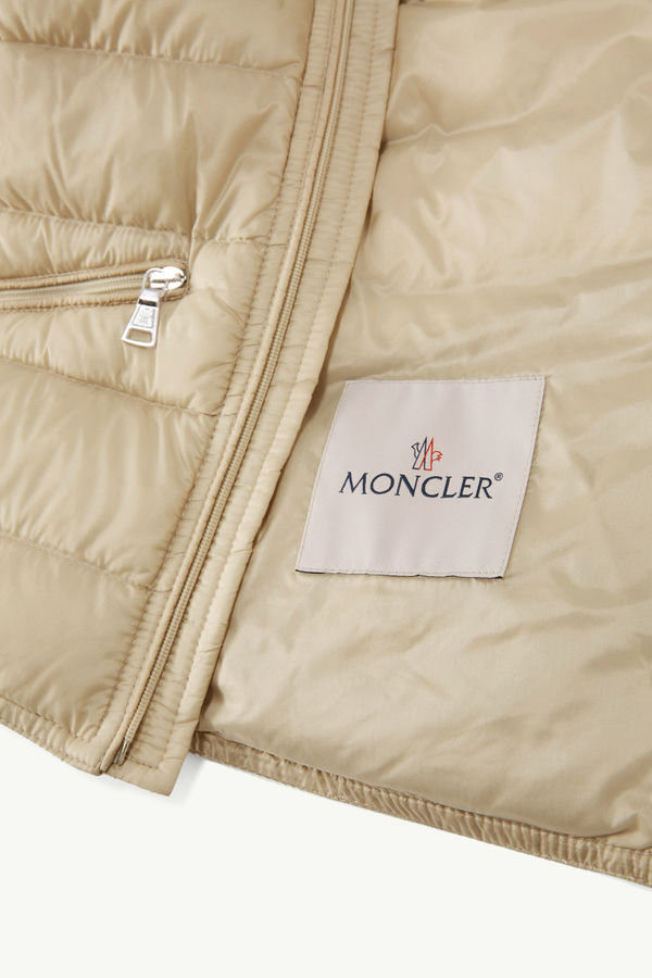 Gui Packable Down gilet Boy Beige Moncler 4