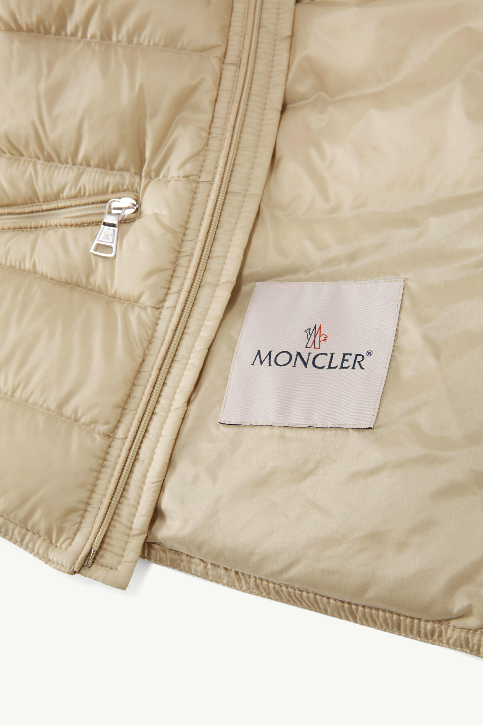 Gui Packable Down gilet Boy Beige Moncler 4