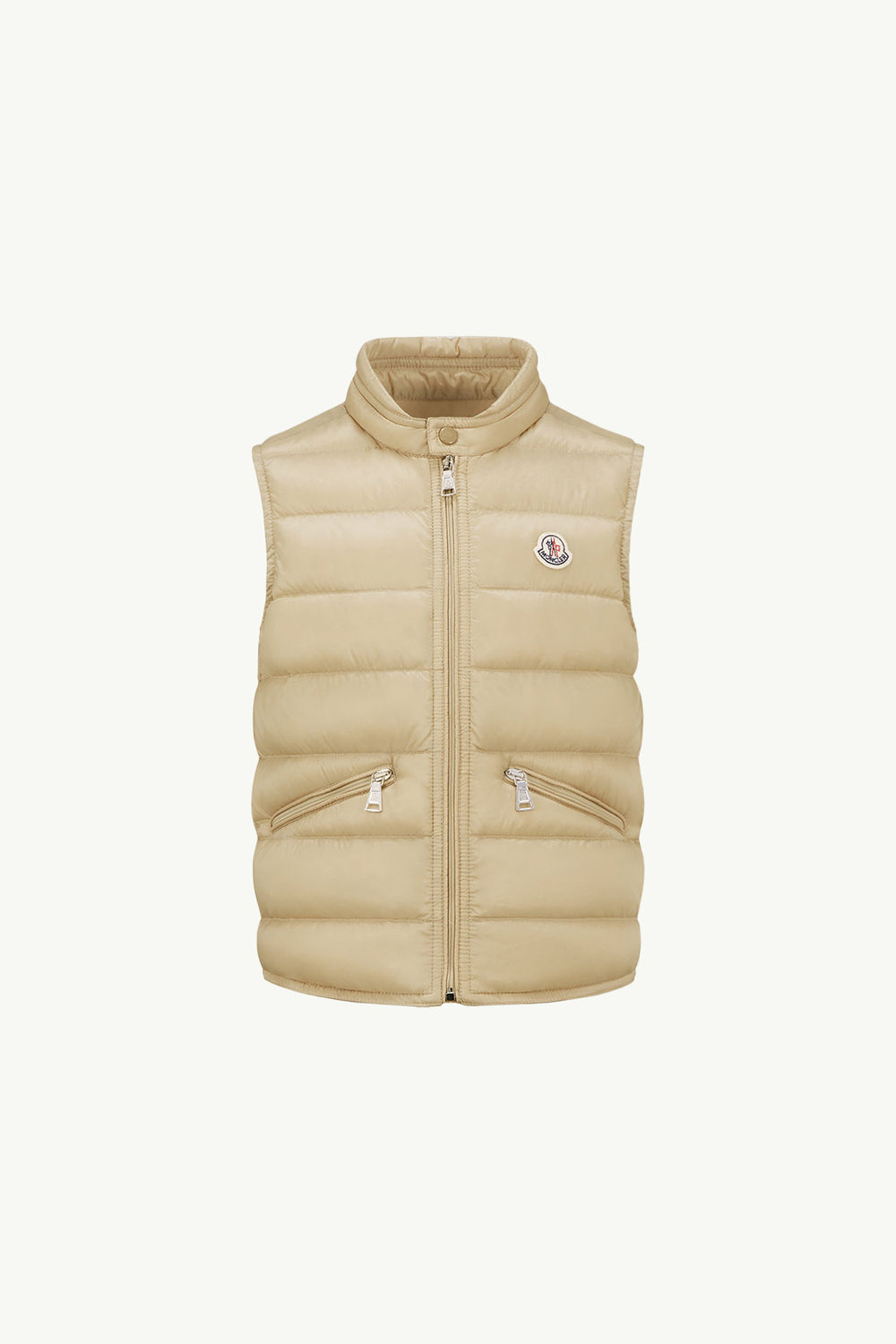Doudoune sans manches Gui repliable Garçon Beige Moncler 0