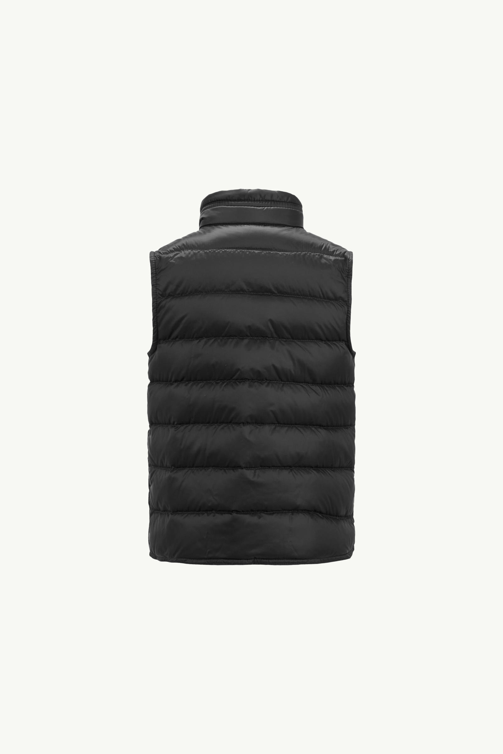 Gui Packable Down gilet Boy Black Moncler 1