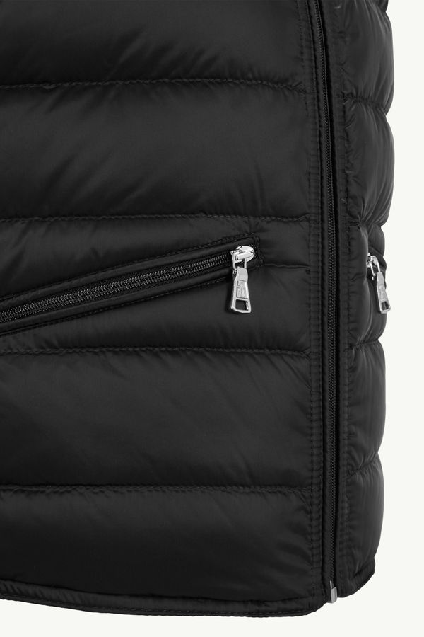 Gui Packable Down gilet Boy Black Moncler 2