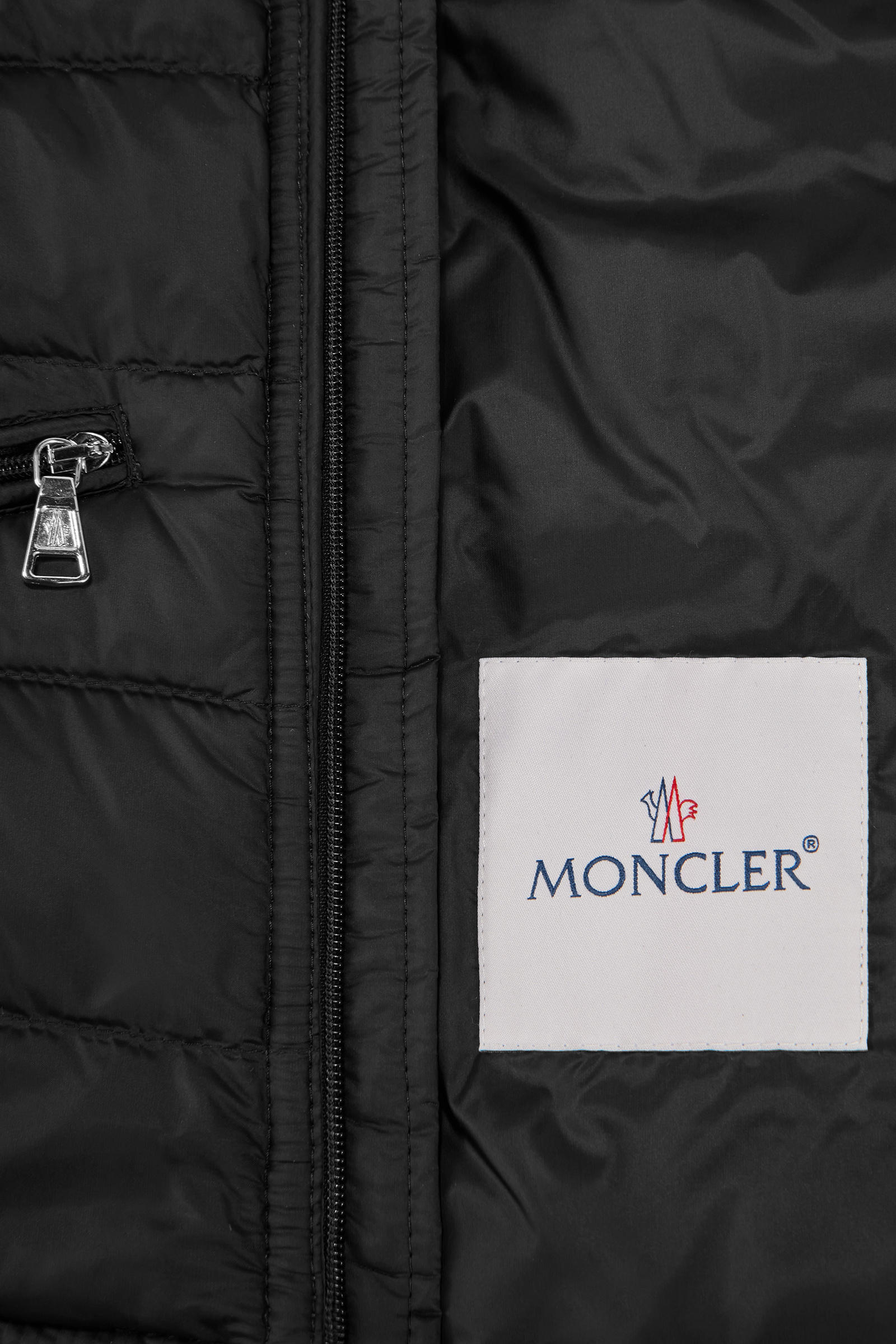 Gui Packable Down gilet Boy Black Moncler 3