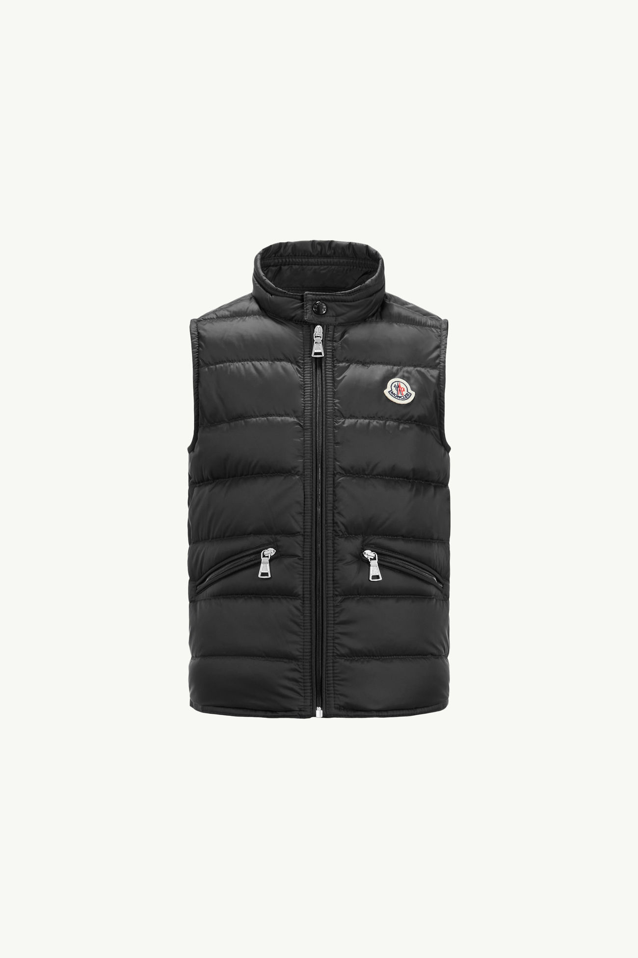 Gui Packable Down gilet Boy Black Moncler 0