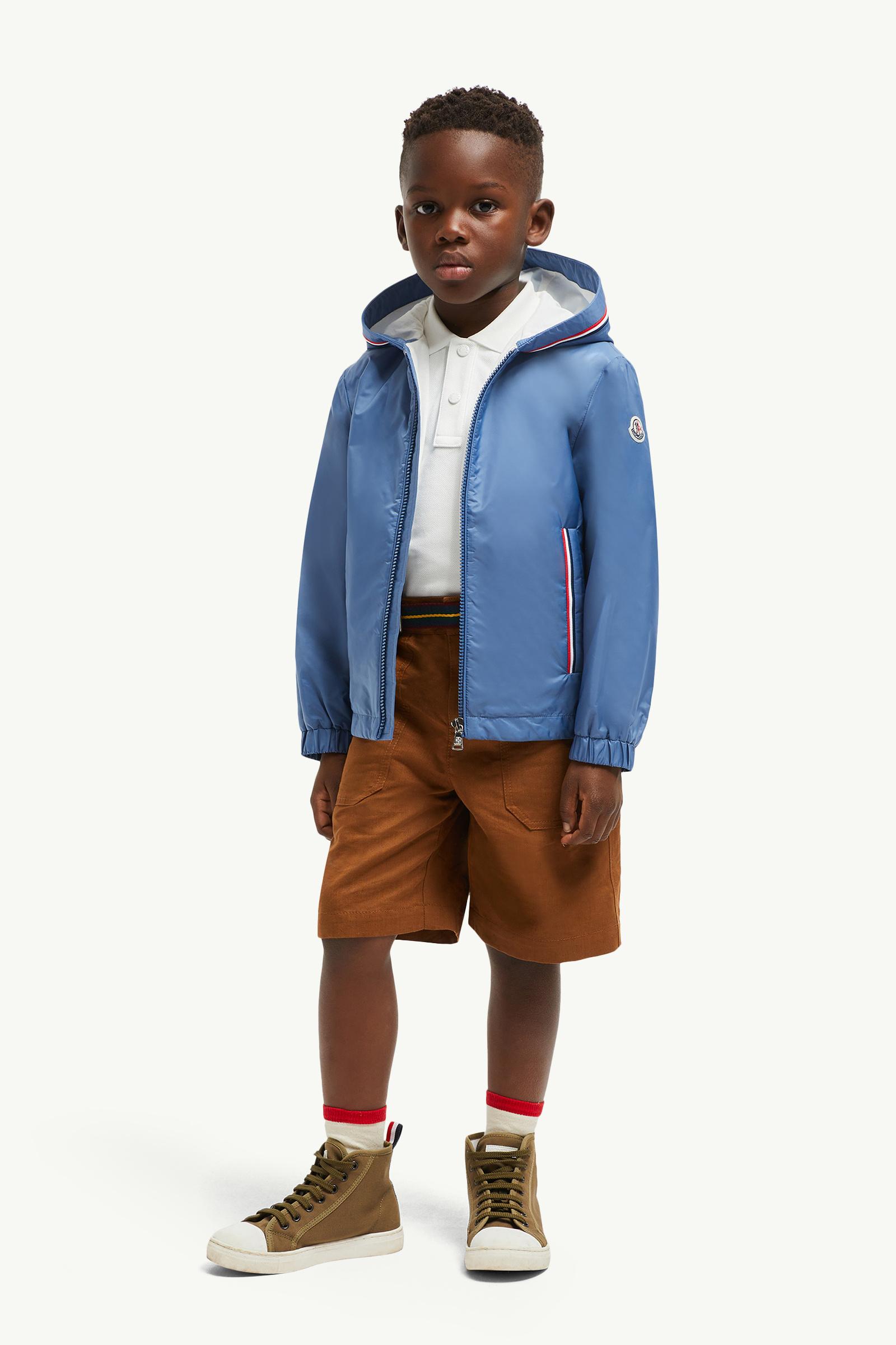 Granduc Hooded Jacket Boy Pastel Blue Moncler 1