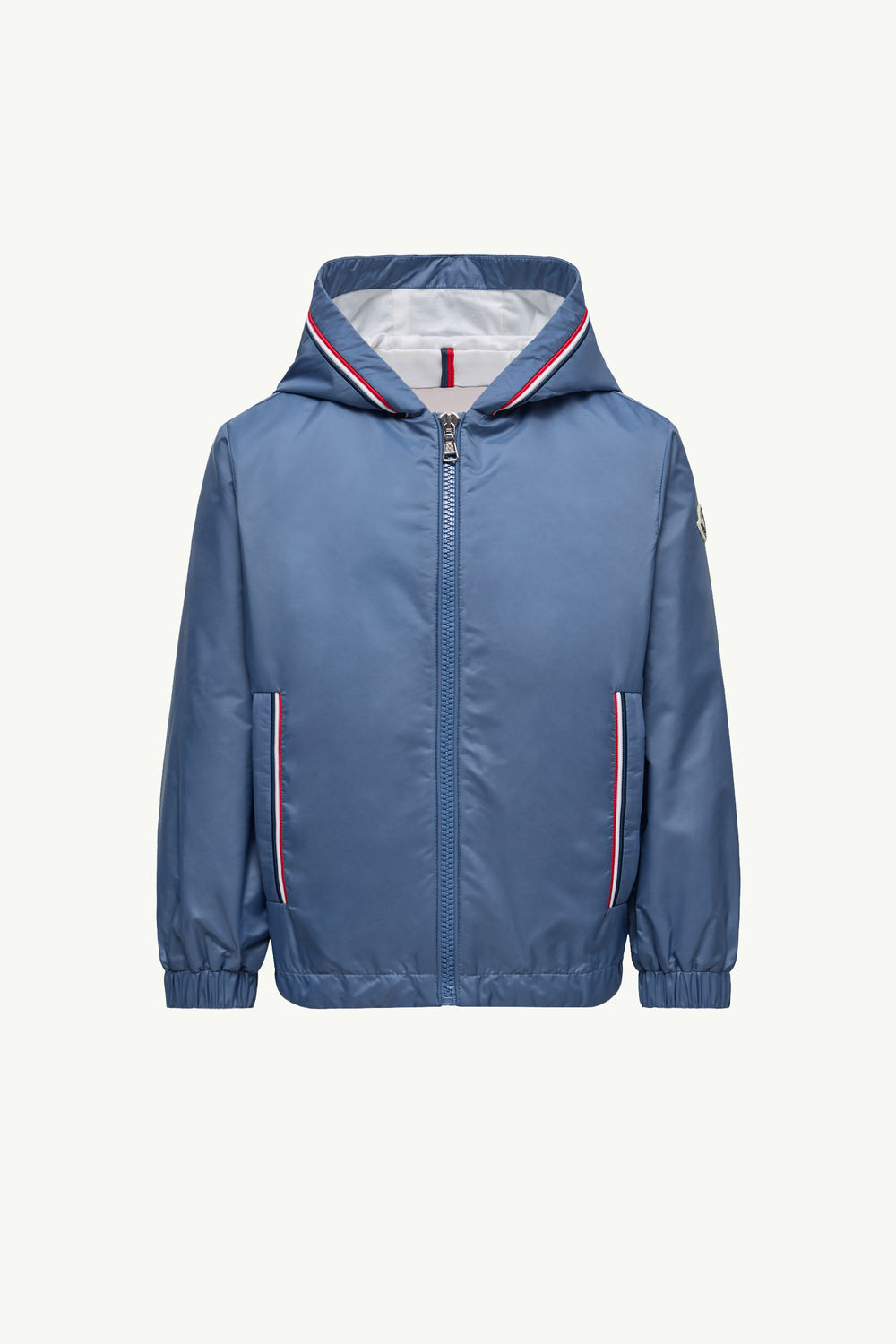 Granduc Hooded Jacket Boy Pastel Blue Moncler 0