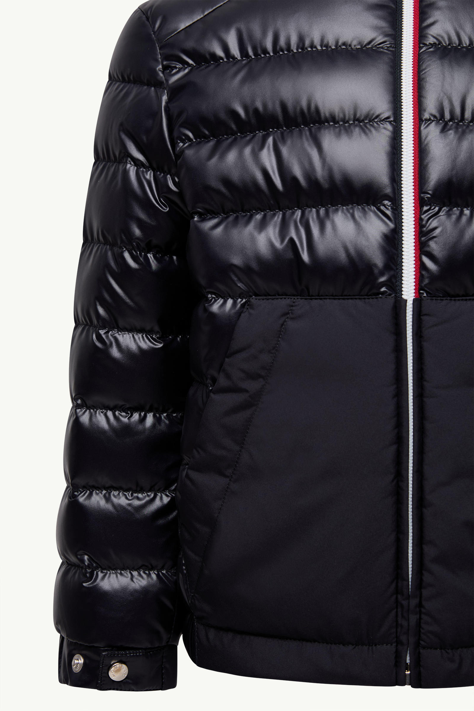 Masserau Hooded Down Jacket Boy Night Blue Moncler 3
