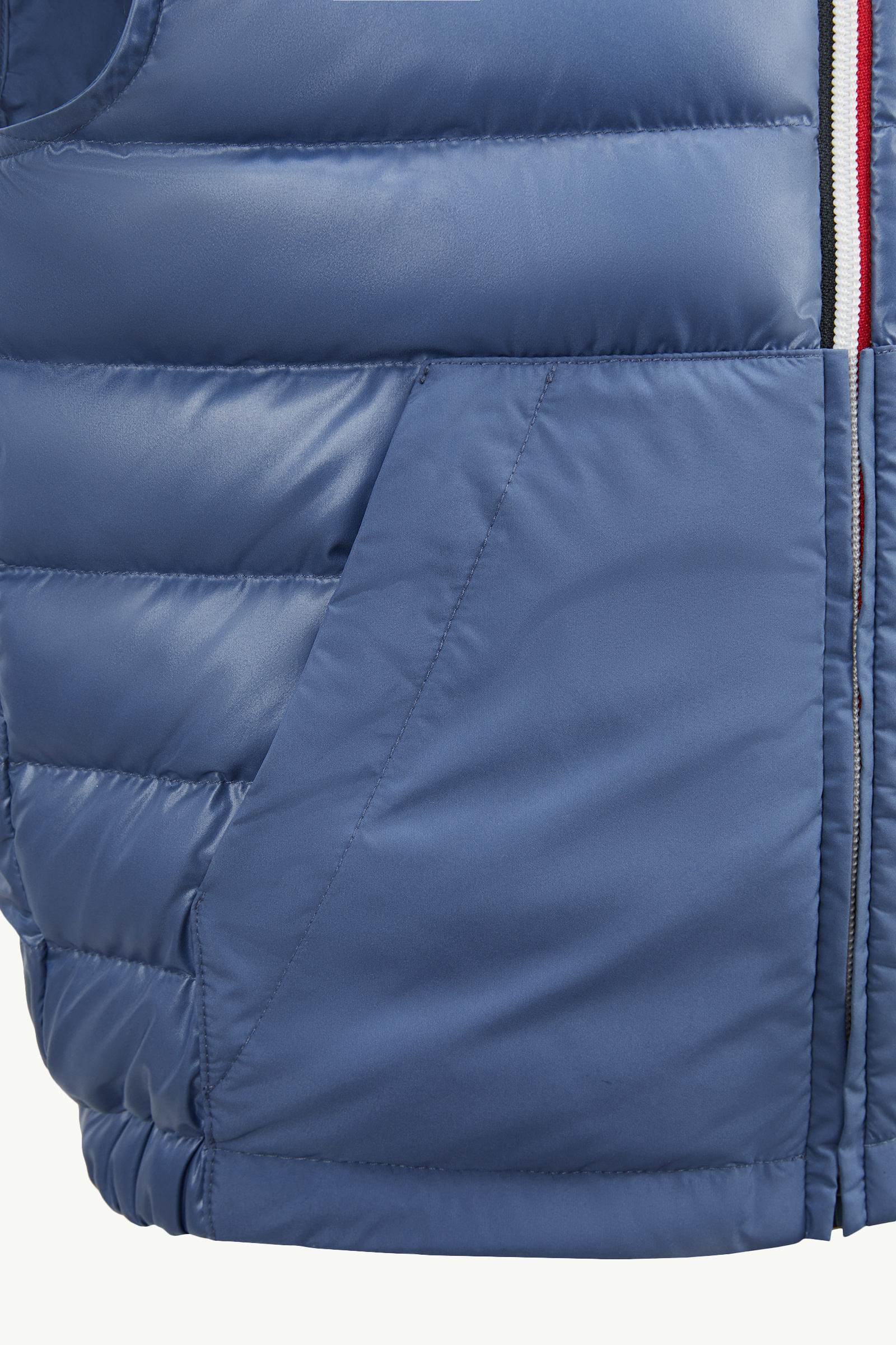 Apatou Hooded Down gilet Boy Pastel Blue Moncler 4