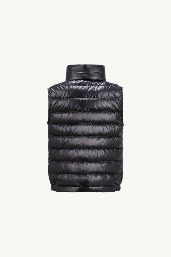 Apatou Hooded Down gilet Boy Night Blue Moncler 1