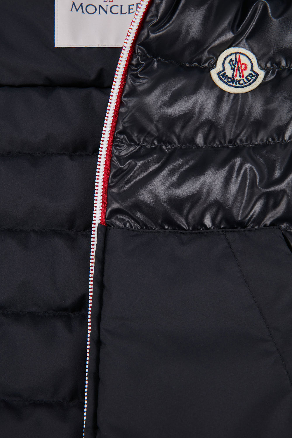 Doudoune sans manches à capuche Apatou Garçon Bleu Nuit Moncler 2