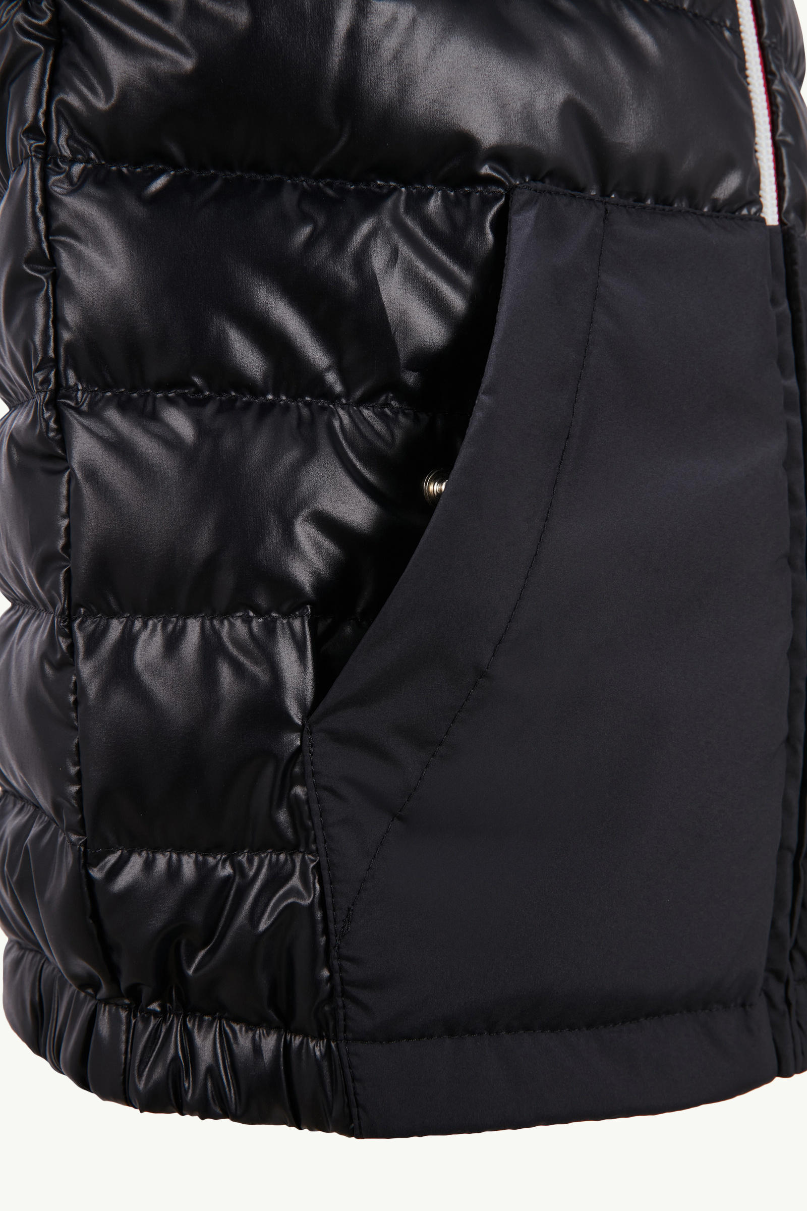 Apatou Hooded Down gilet Boy Night Blue Moncler 3