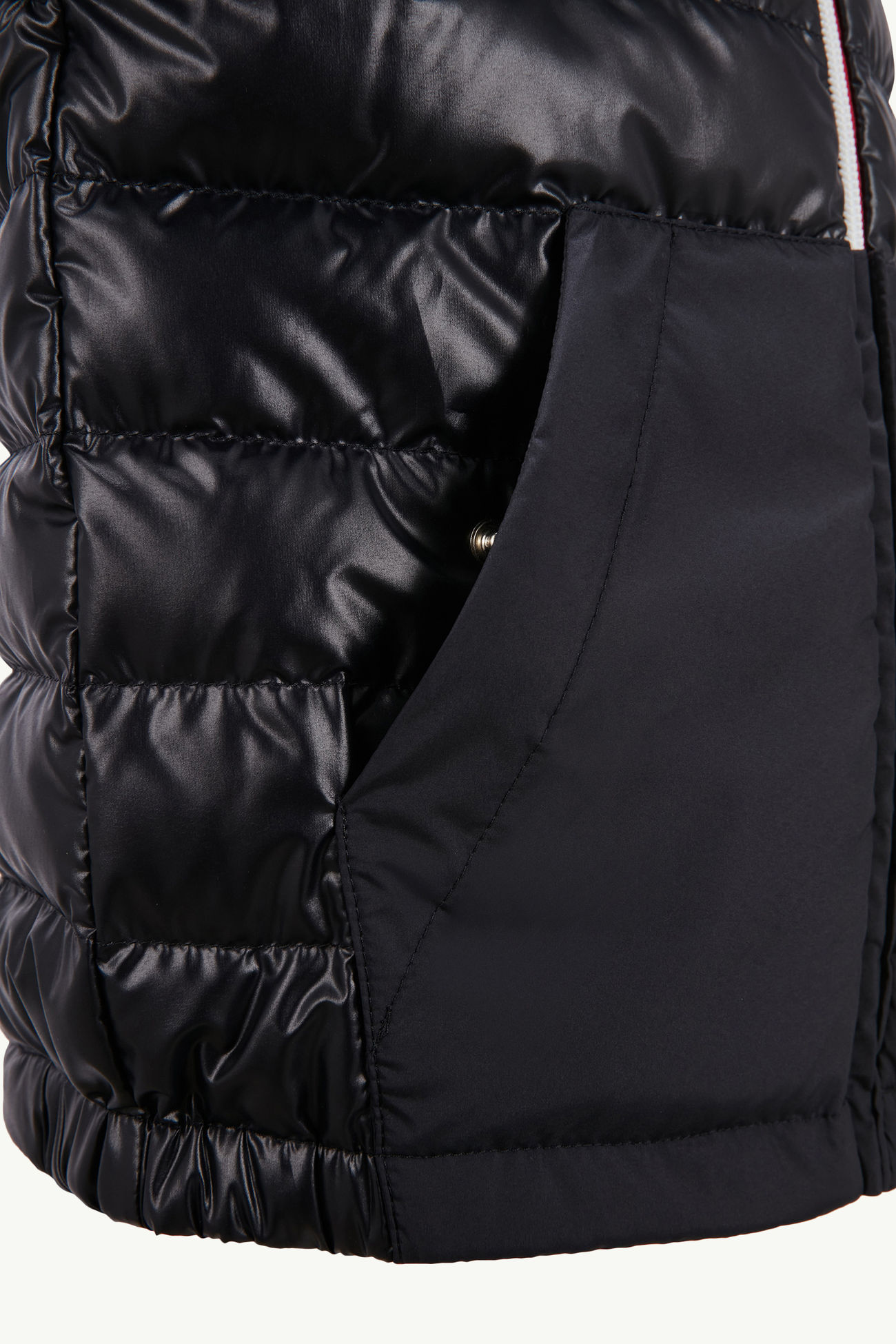 Apatou Hooded Down Vest Boy Night Blue Moncler 3