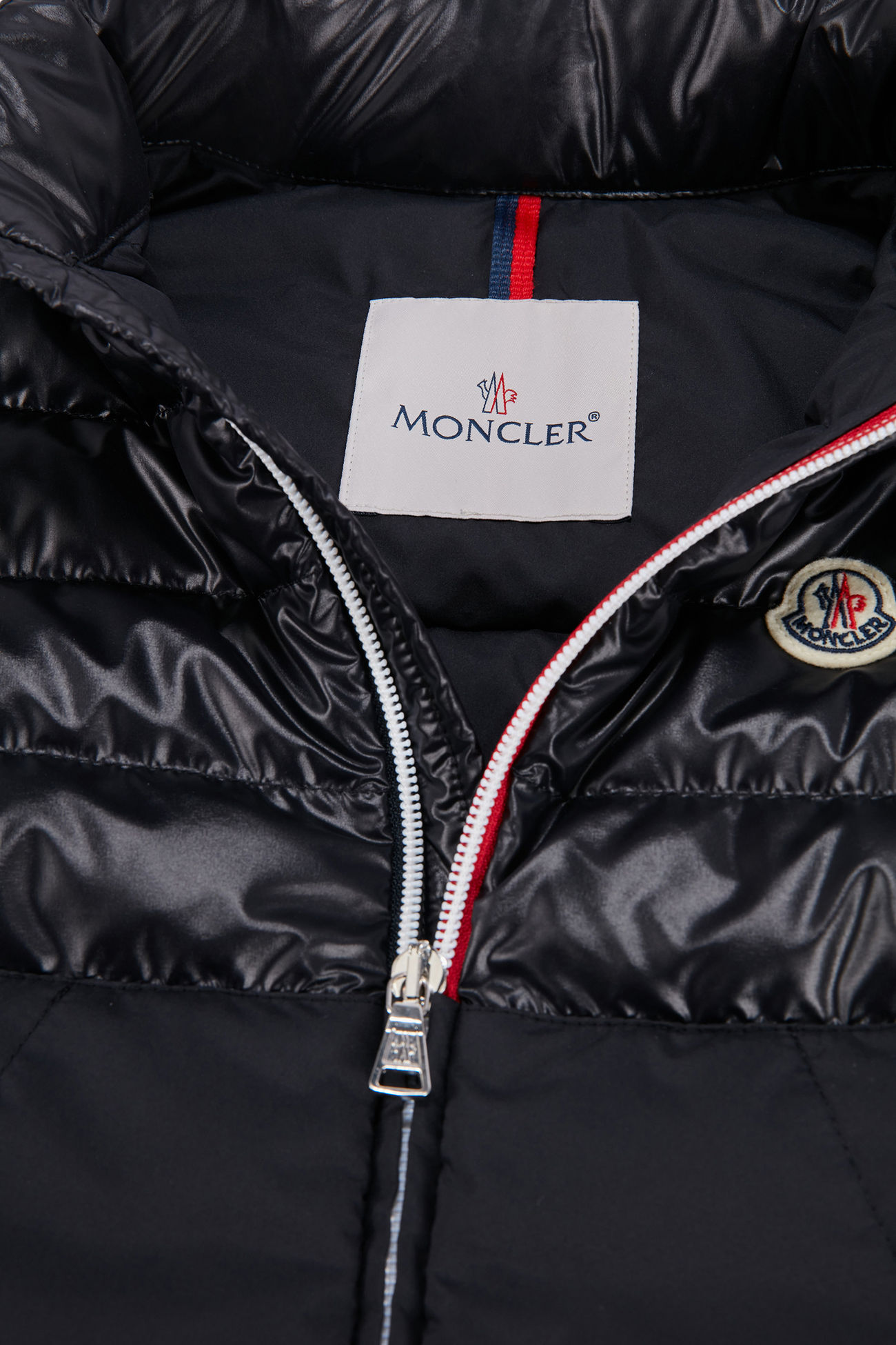 Apatou Hooded Down gilet Boy Night Blue Moncler 4