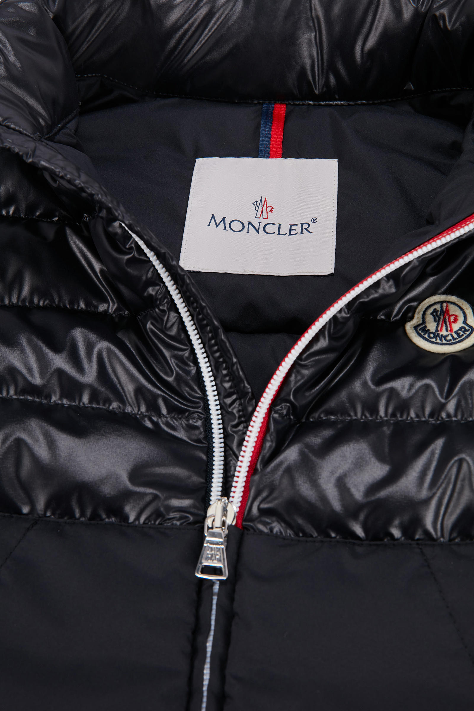 Apatou Hooded Down gilet Boy Night Blue Moncler 4