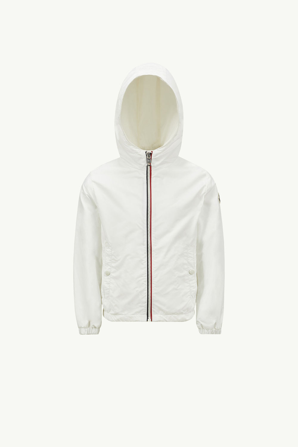 New Urville Hooded Rain Jacket Boy White Moncler 0