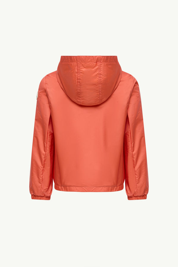 New Urville Hooded Rain Jacket Boy Orange Moncler 2