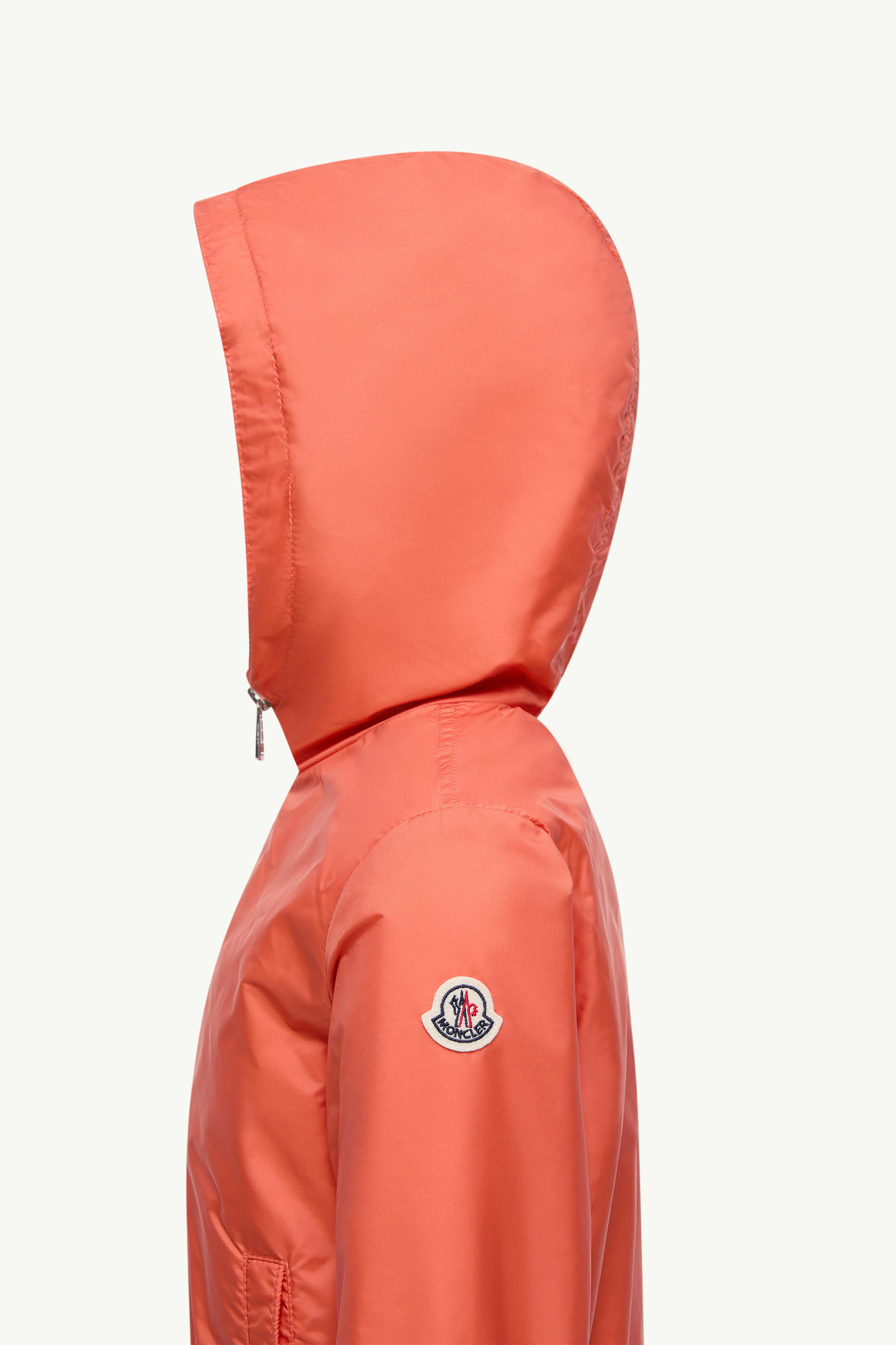New Urville Hooded Rain Jacket Boy Orange Moncler 3