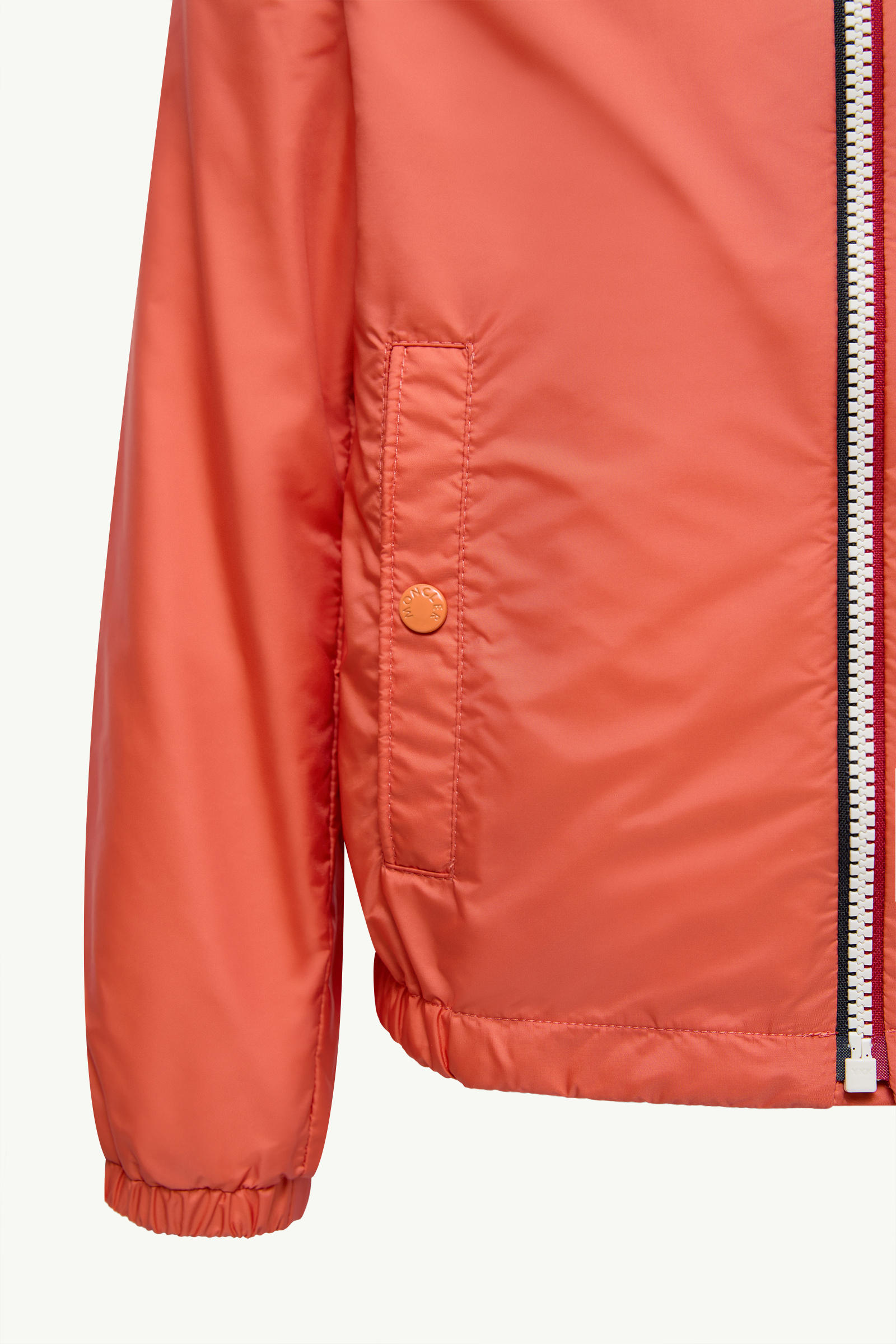 New Urville Hooded Rain Jacket Boy Orange Moncler 4