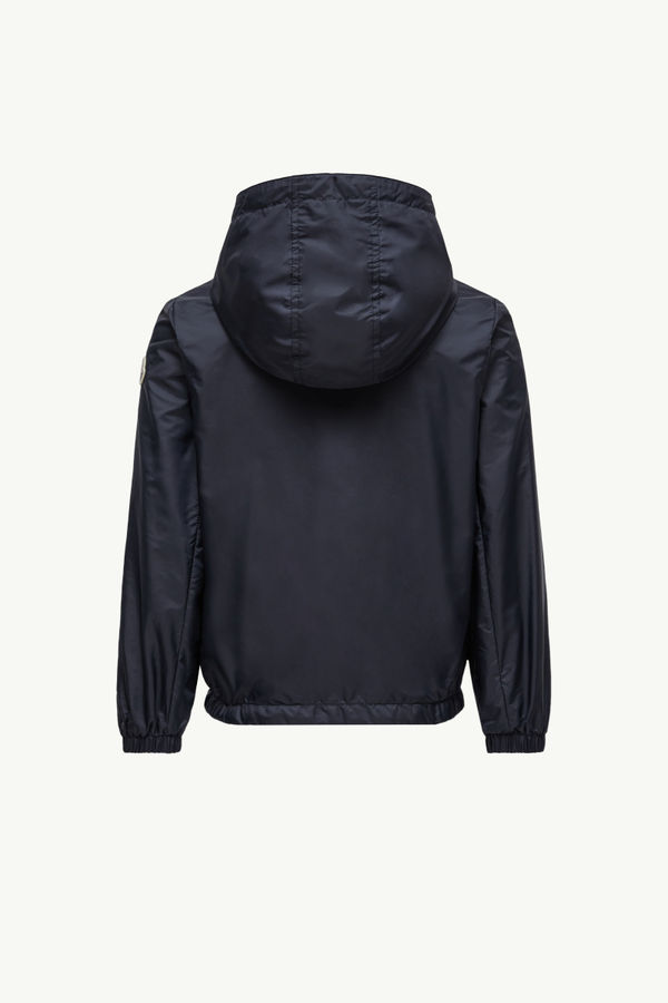 New Urville Hooded Rain Jacket Boy Blue Moncler 2