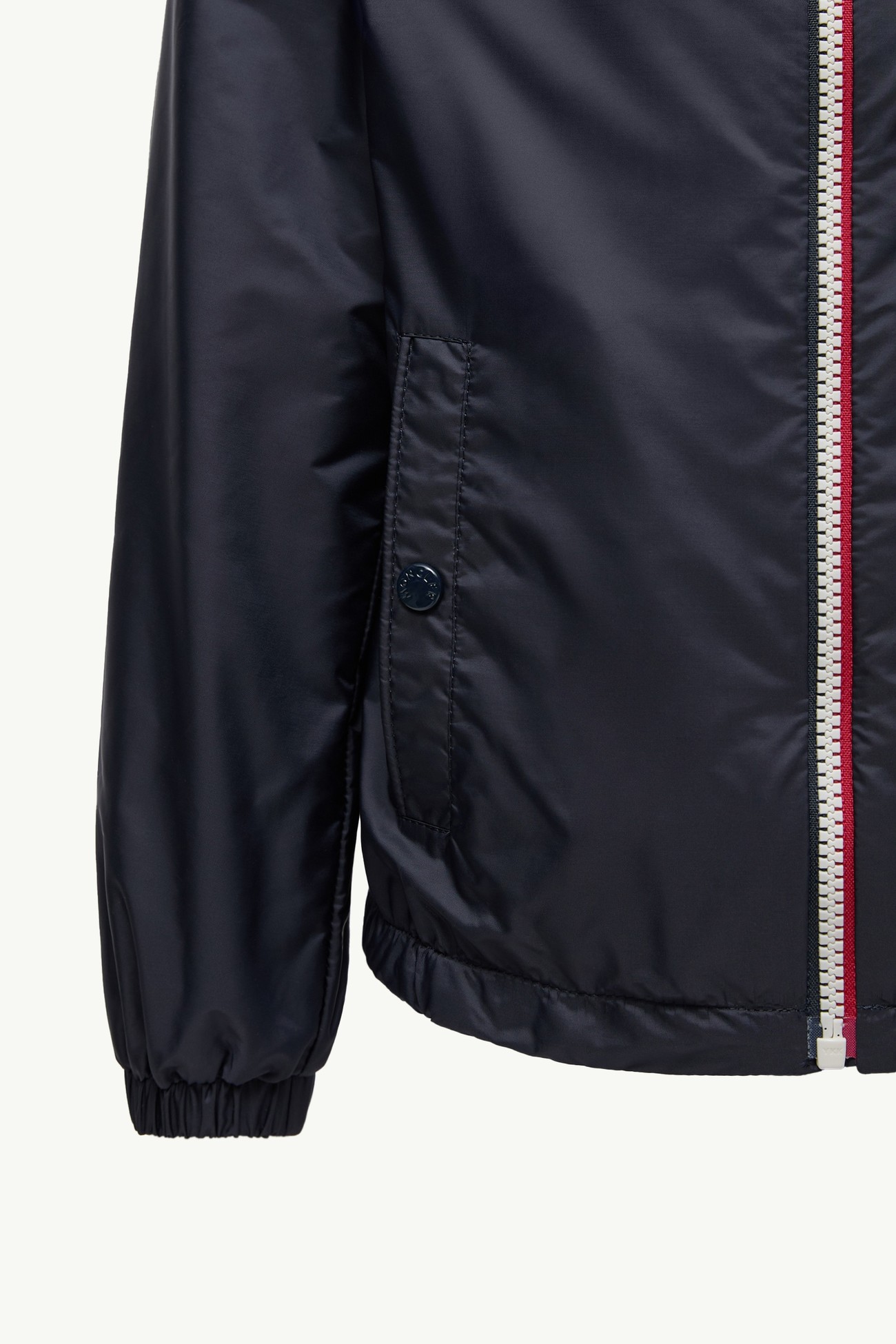 New Urville Hooded Rain Jacket Boy Navy Blue Moncler 3