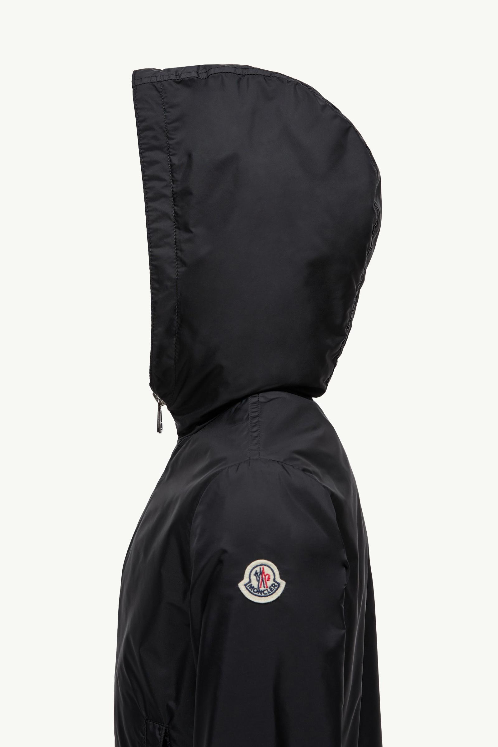 New Urville Hooded Rain Jacket Boy Black Moncler 1