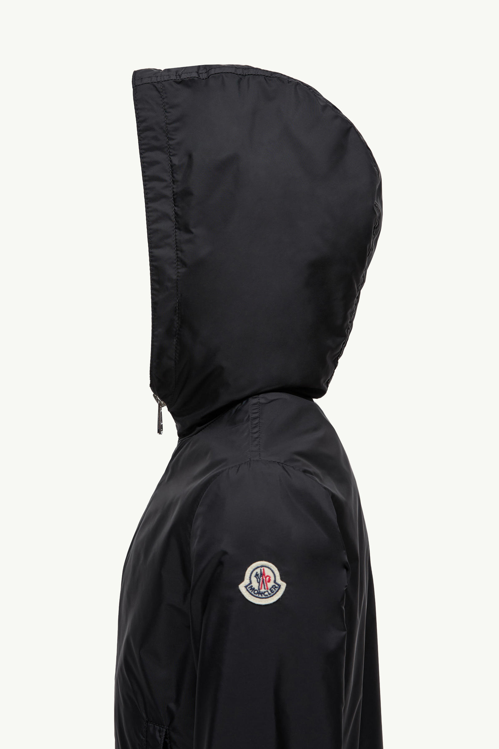 New Urville Hooded Rain Jacket Boy Black Moncler 1