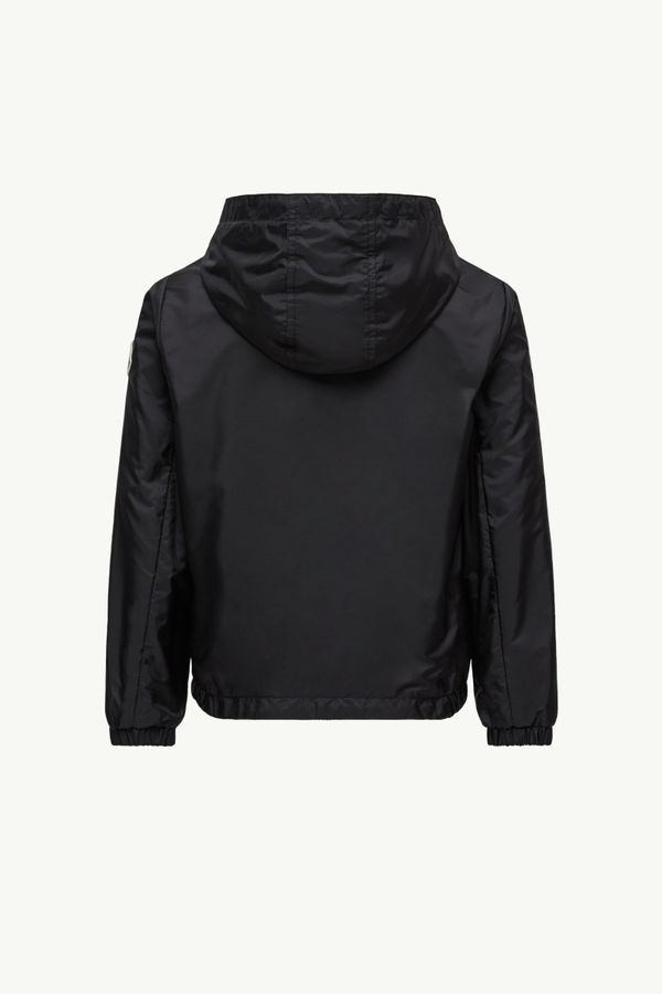 New Urville Hooded Rain Jacket Boy Black Moncler 2