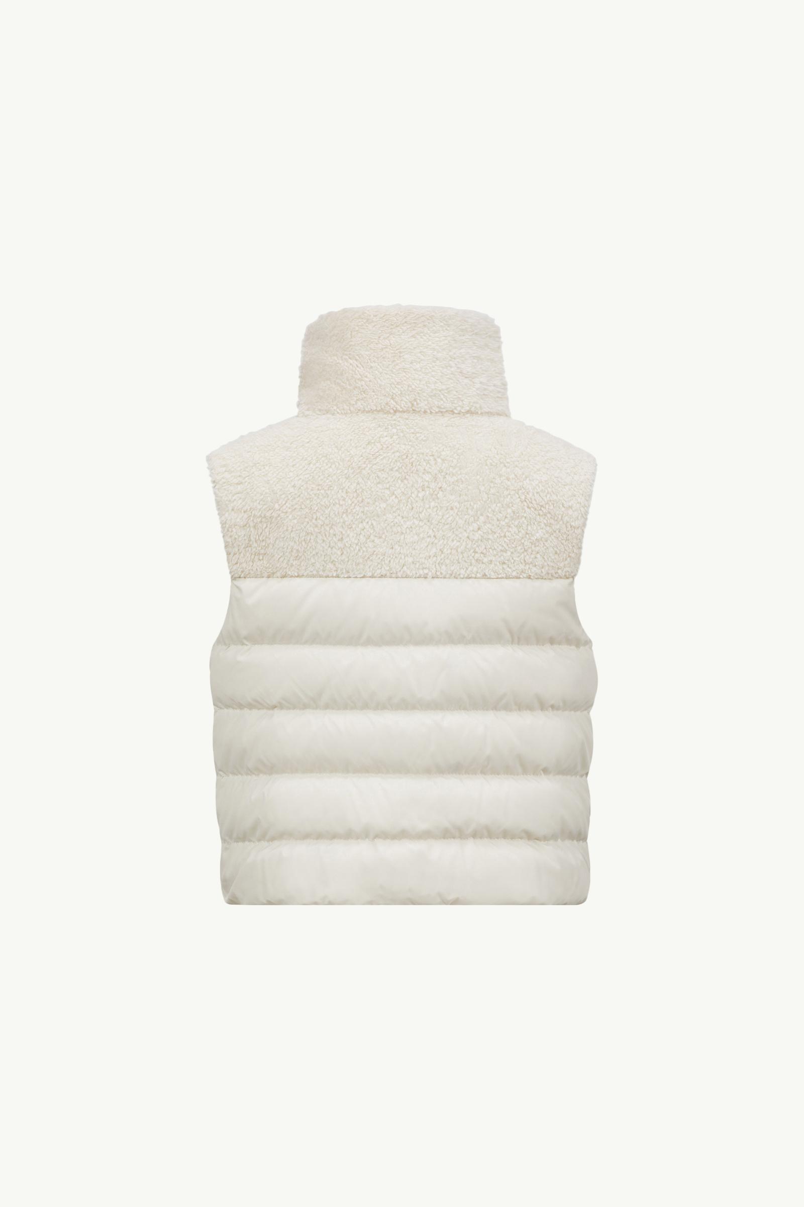 Jeromy Teddy Down Gilet Girl White Ivory Moncler 1