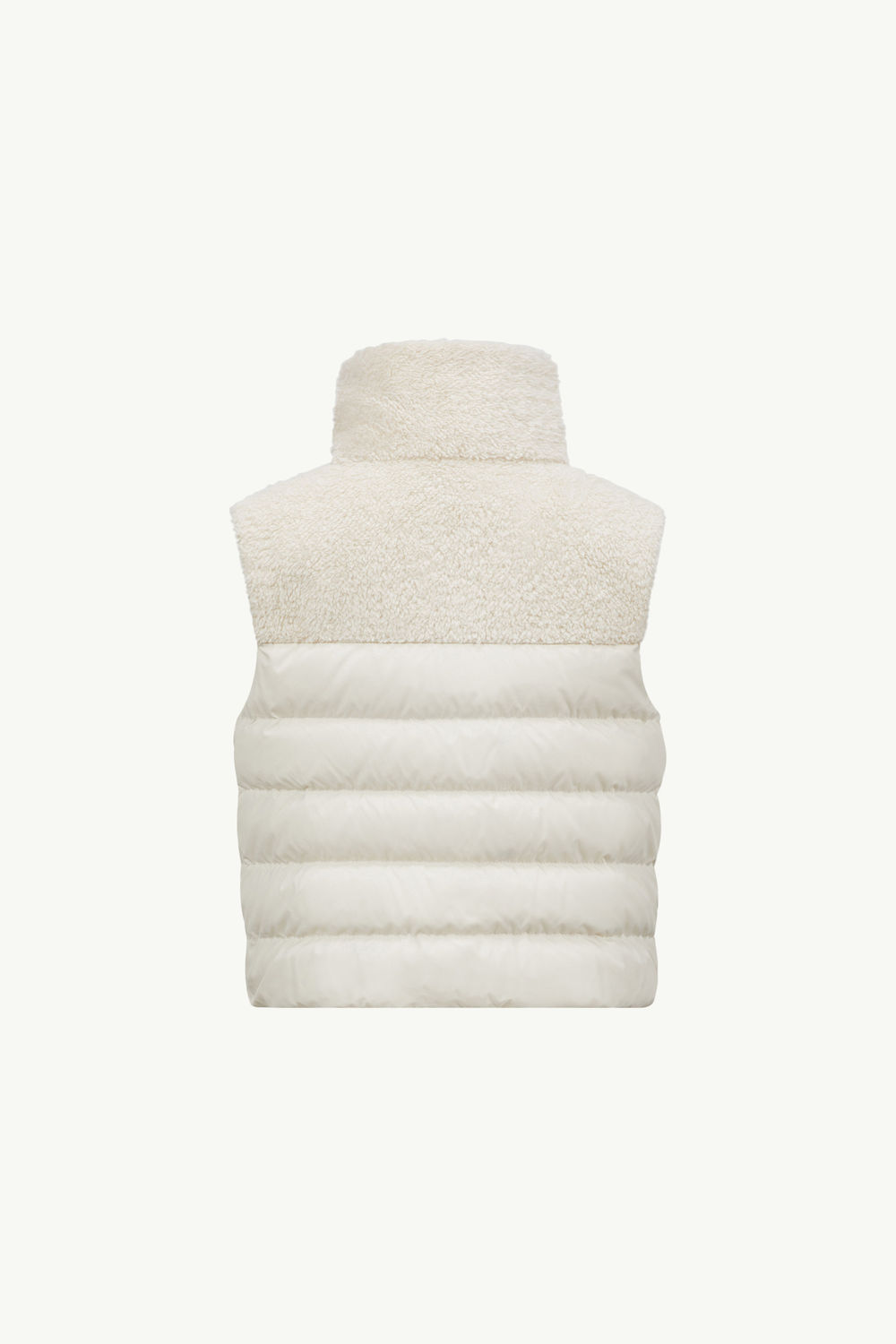 Doudoune sans manches en teddy Jeromy Fille Blanc Ivoire Moncler 1