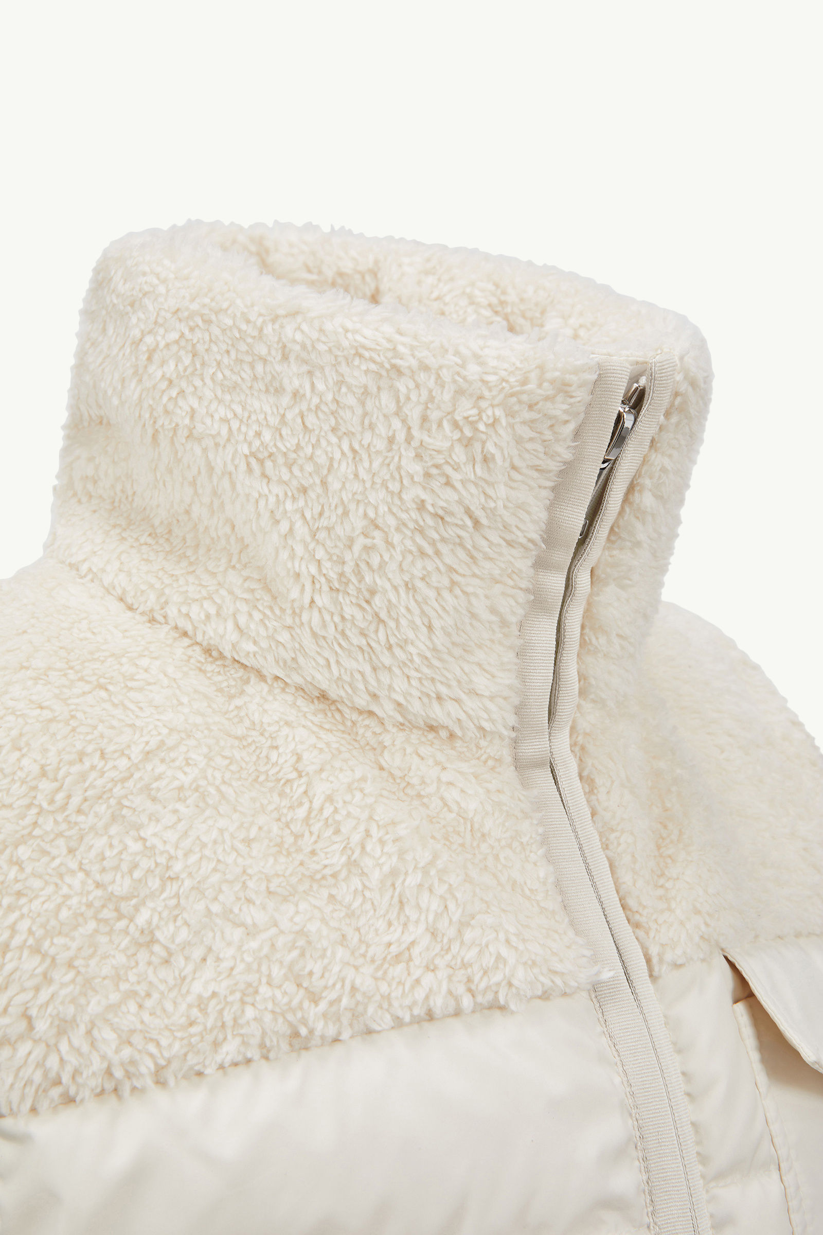 Jeromy Teddy Down Gilet Girl White Ivory Moncler 3