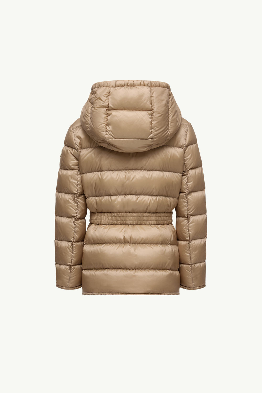 Argenno Hooded Down Jacket Girl Beige Moncler 2